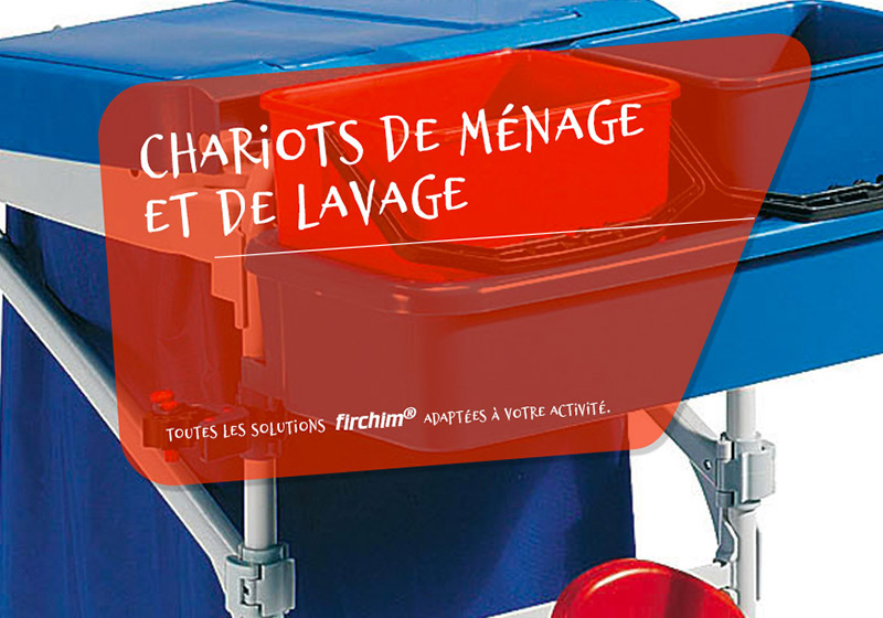 Chariots de ménage et de lavage