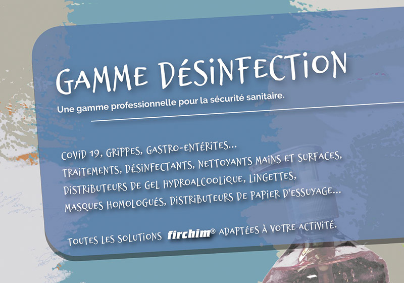 Gamme désinfection